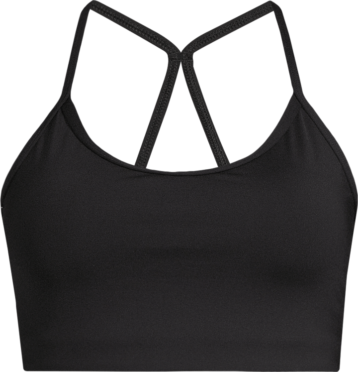 Casall Women's Sleek Strappy Sports Bra Black Casall