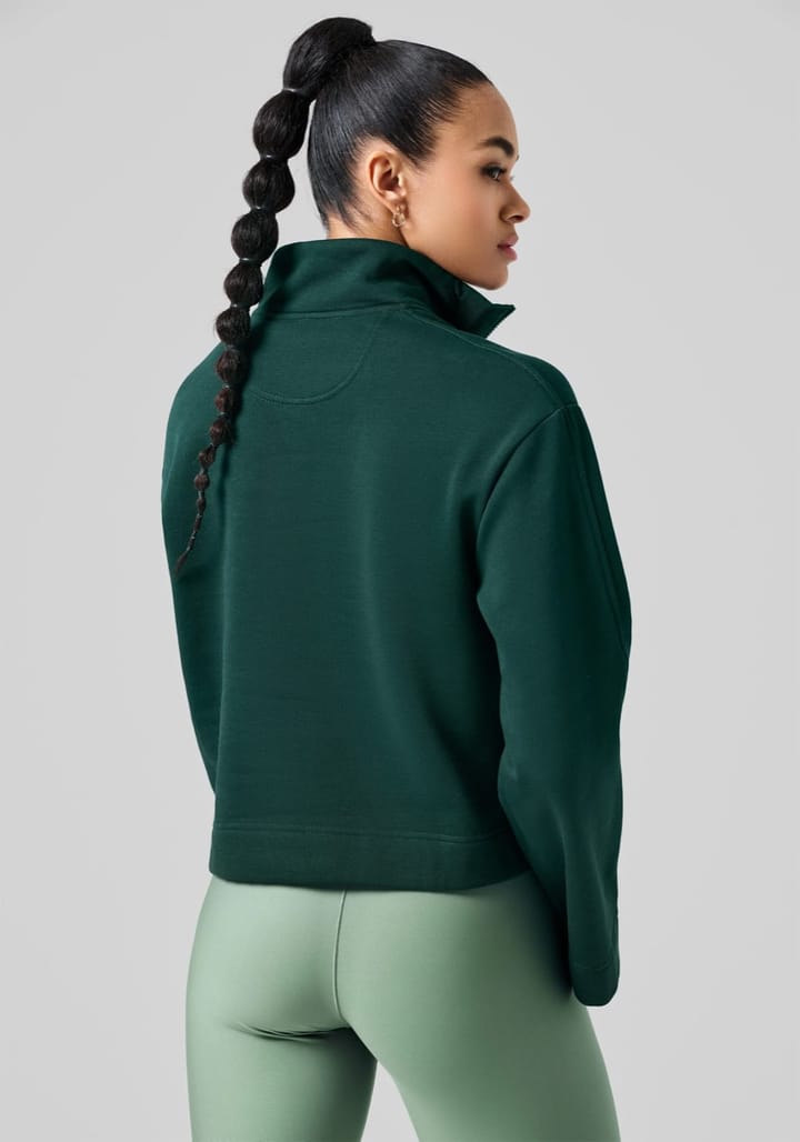 Casall Comfy Half Zip Sweater Dark Pine Casall