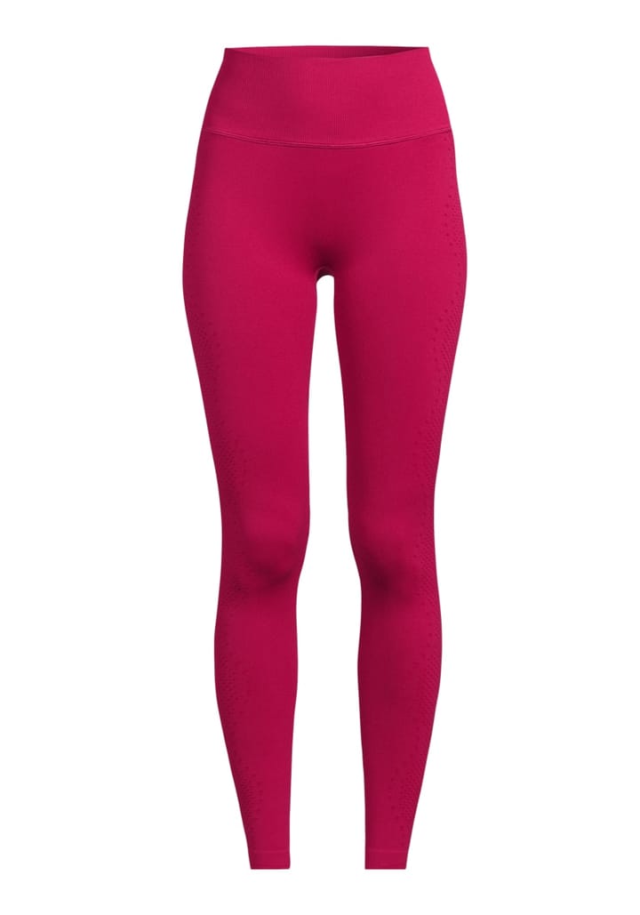 Casall Scallop High Waist Seamless Tights Punch Pink Casall