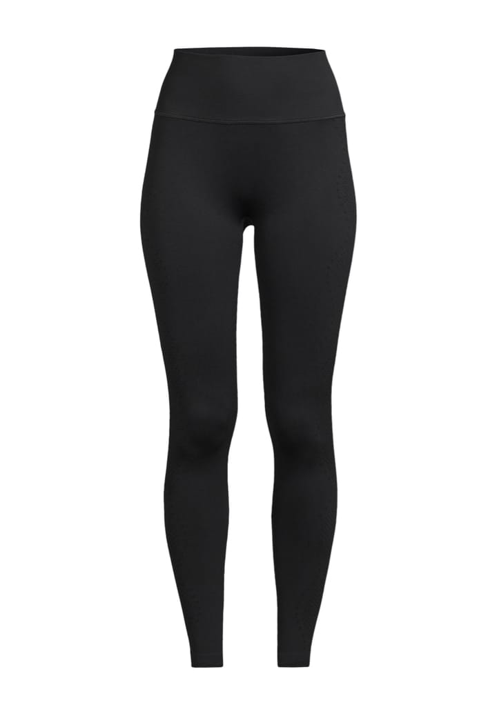 Casall Scallop High Waist Seamless Tights Black Casall