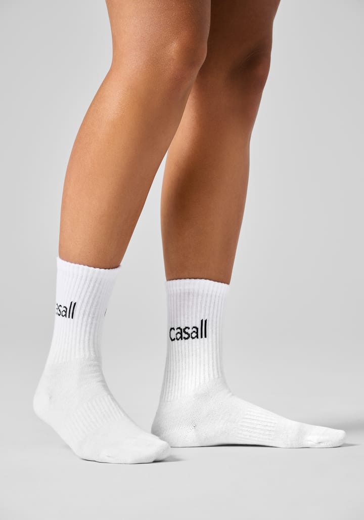 Casall Unisex Urban Tube Sock 2-Pack White Casall