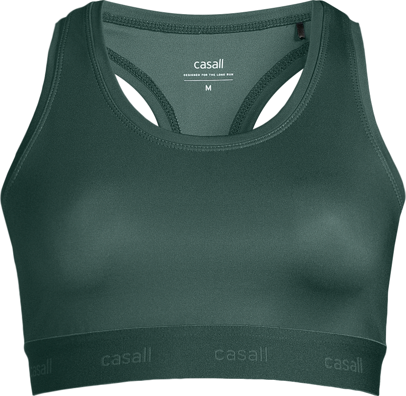 Casall Women’s Graphic Sports Bra Dark Pine