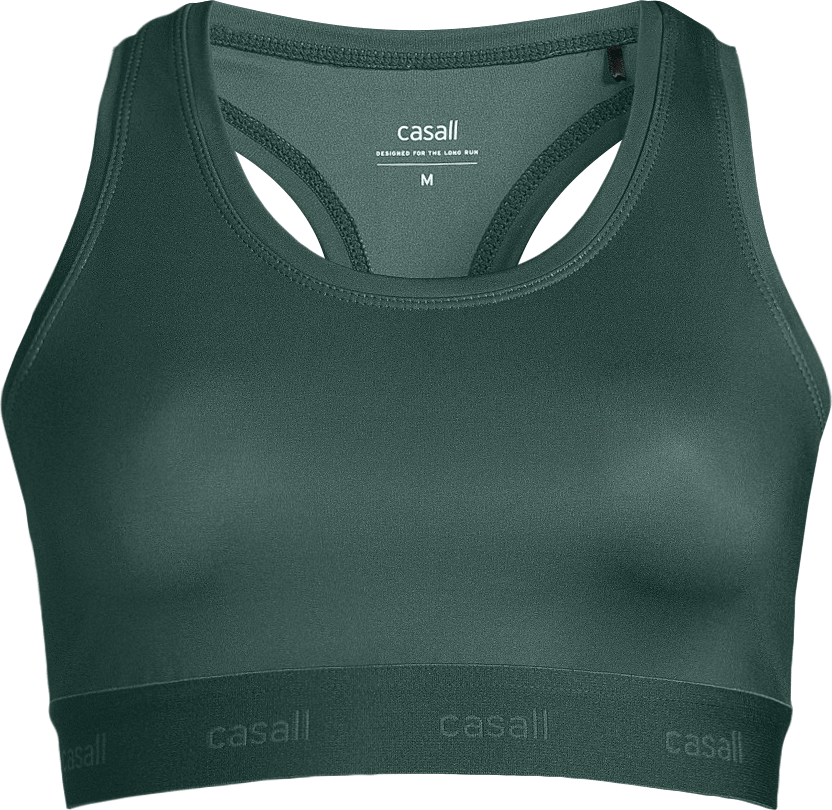 Casall Women's Graphic Sports Bra Dark Pine