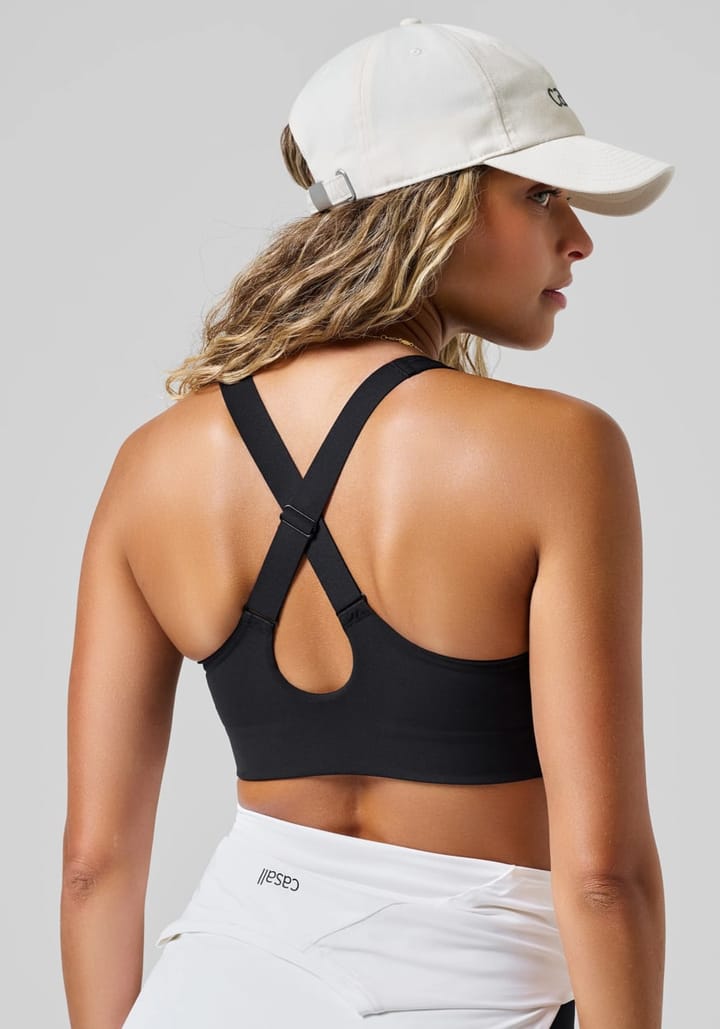 Casall Impact Zip Sports Bra Black Casall