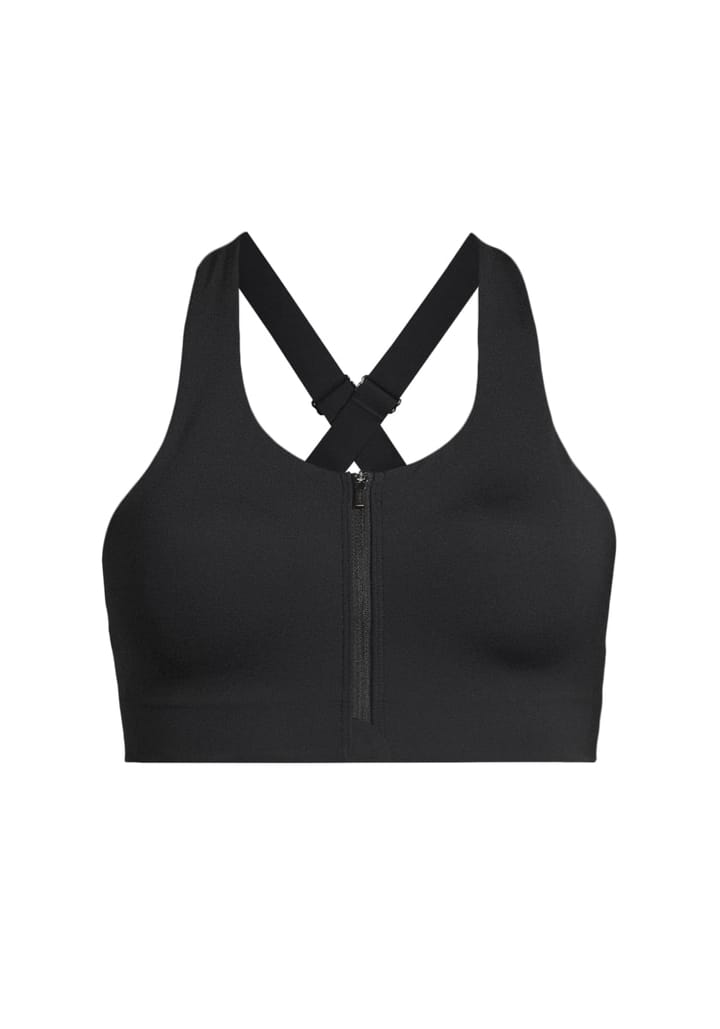 Casall Impact Zip Sports Bra Black Casall