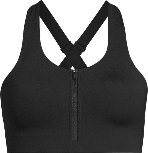 Casall Impact Zip Sports Bra Black Casall