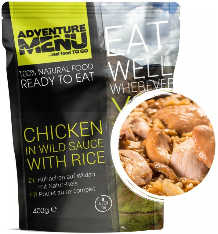 Adventure Menu Chicken In Wild Sauce With Rice Nocolour