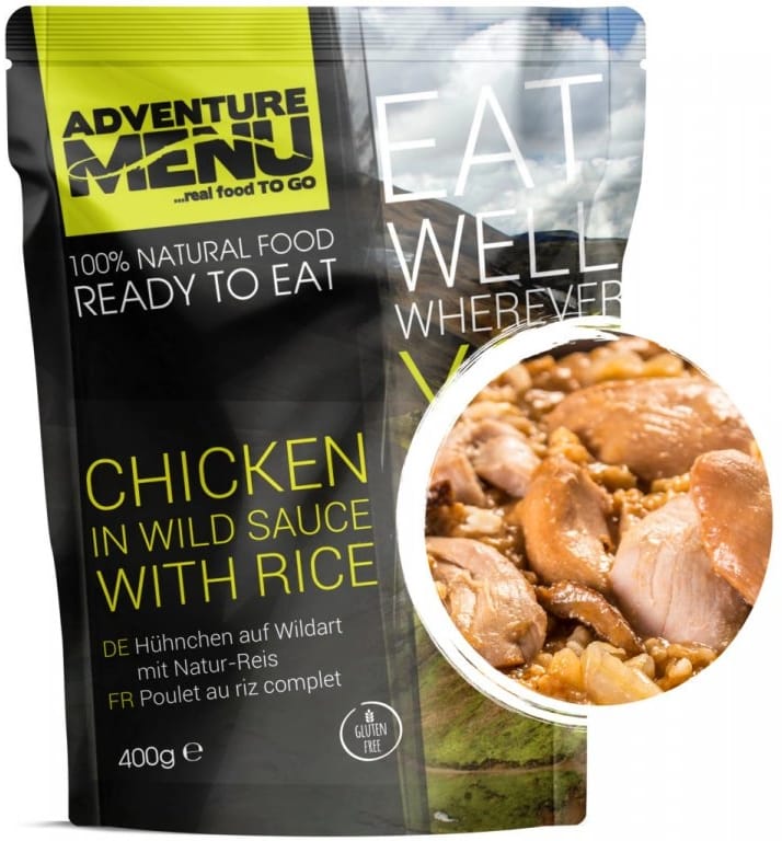 Adventure Menu Chicken In Wild Sauce With Rice Nocolour Adventure Menu