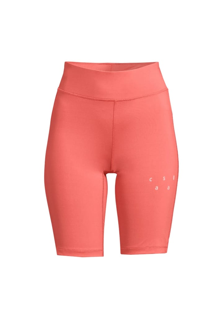 Casall Essentials High Waist Bike Tights Deep Coral Casall