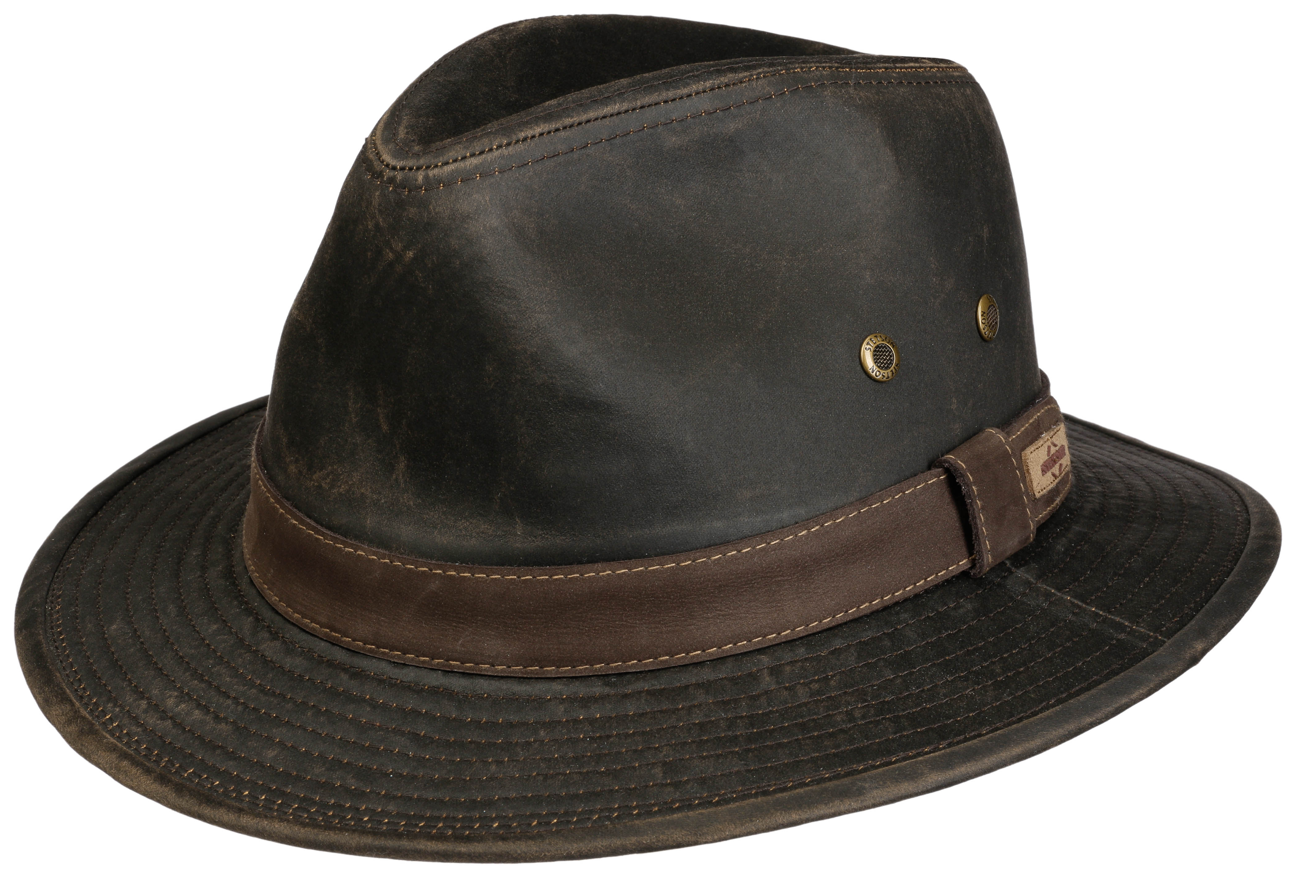 Stetson Men’s Traveller Cotton/Polyester Brown