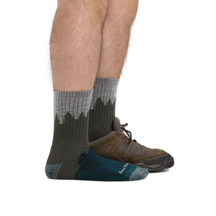 Darn Tough Men's Number 2 Micro Crew Midweight Hiking Sock Gray Darn Tough