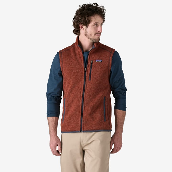 Patagonia Men's Better Sweater Vest Burnished Red Patagonia