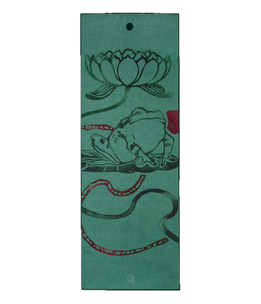 Manduka Yogitoes Yoga Mat Towel Lotus Life