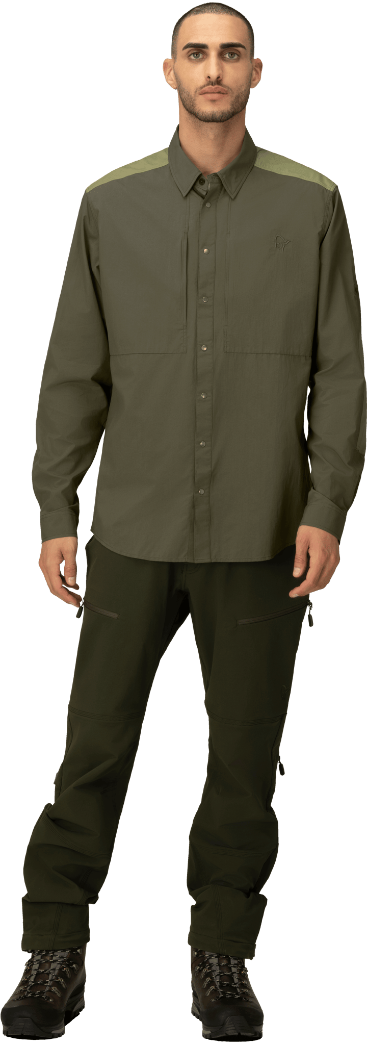 Norrøna Men's Femund Light Shirt Olive Night Norrøna