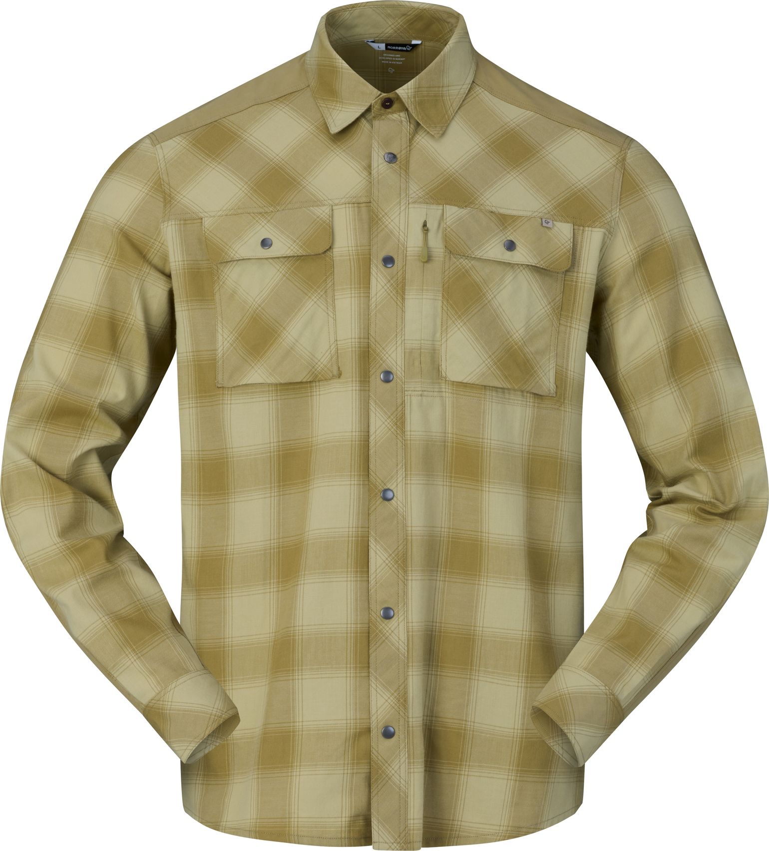 Norrøna Femund Flannel Shirt M'S Sage Green