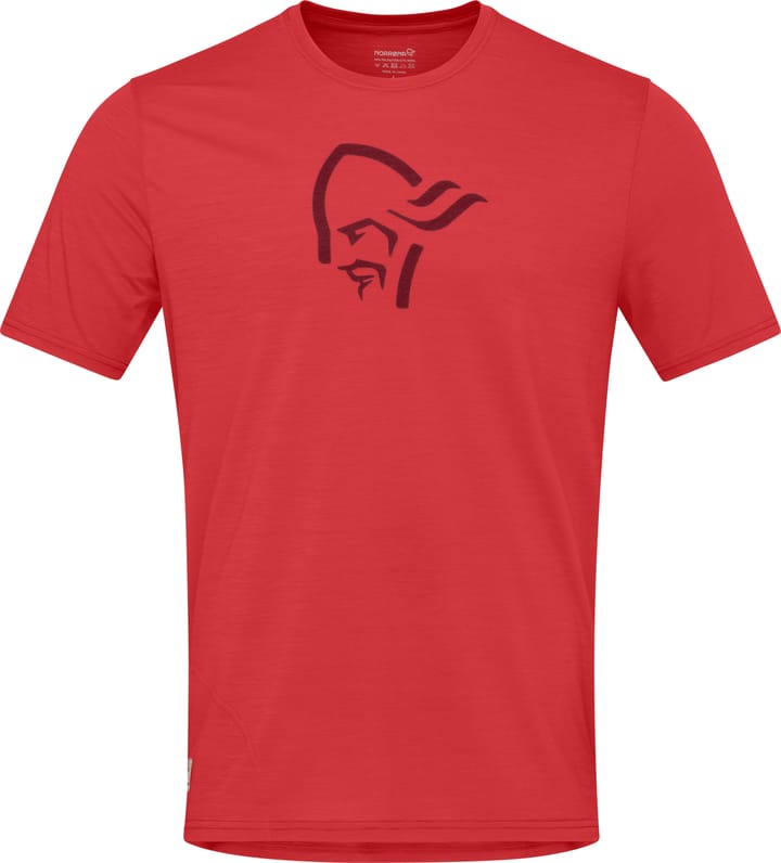 Norrøna Femund Equaliser Merino T- Shirt M'S Paprika Norrøna