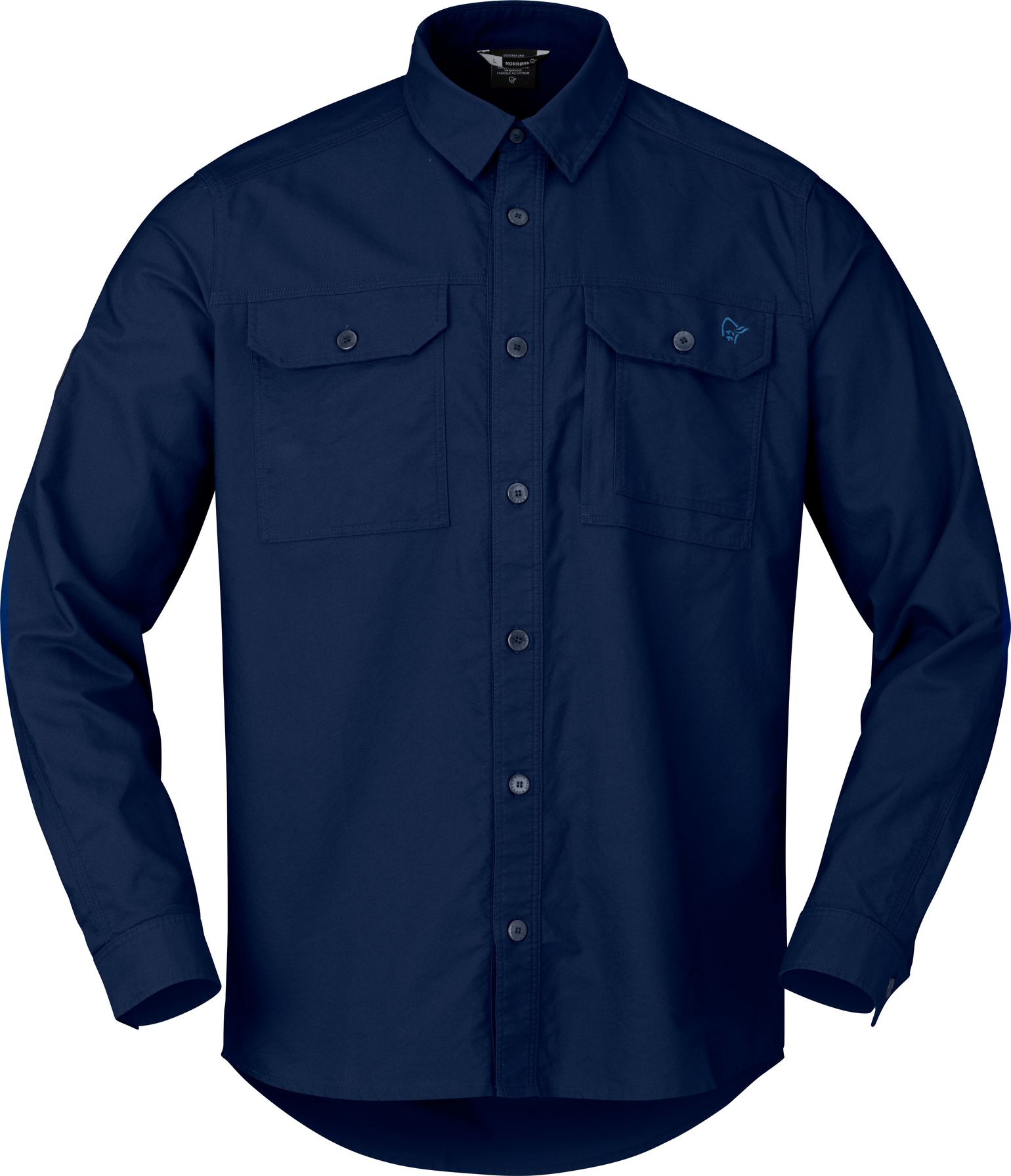 Norrøna Femund Cotton Shirt M'S Navy Blazer