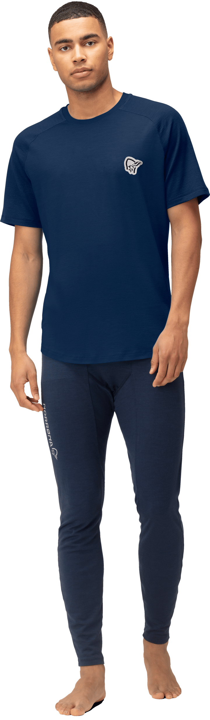 Norrøna Men's Femund pureUll T-Shirt Indigo Night Norrøna