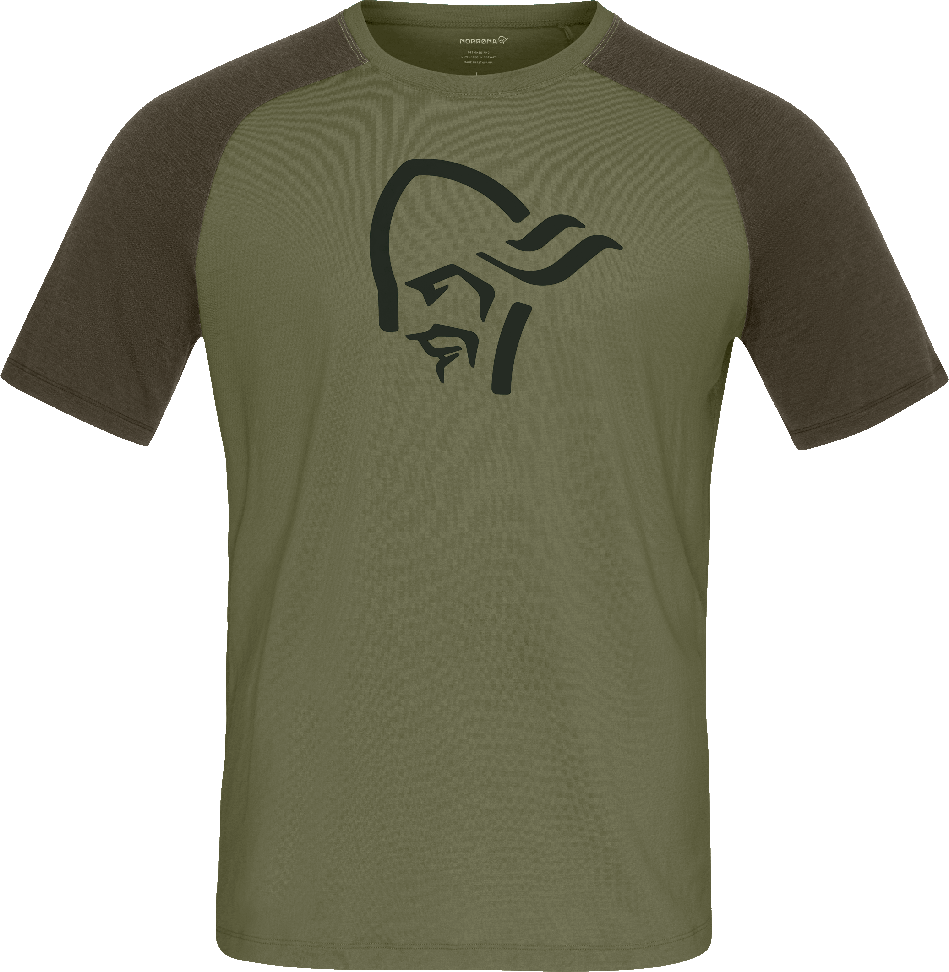 Norrøna Men’s Femund pureUll T-Shirt Loden Green