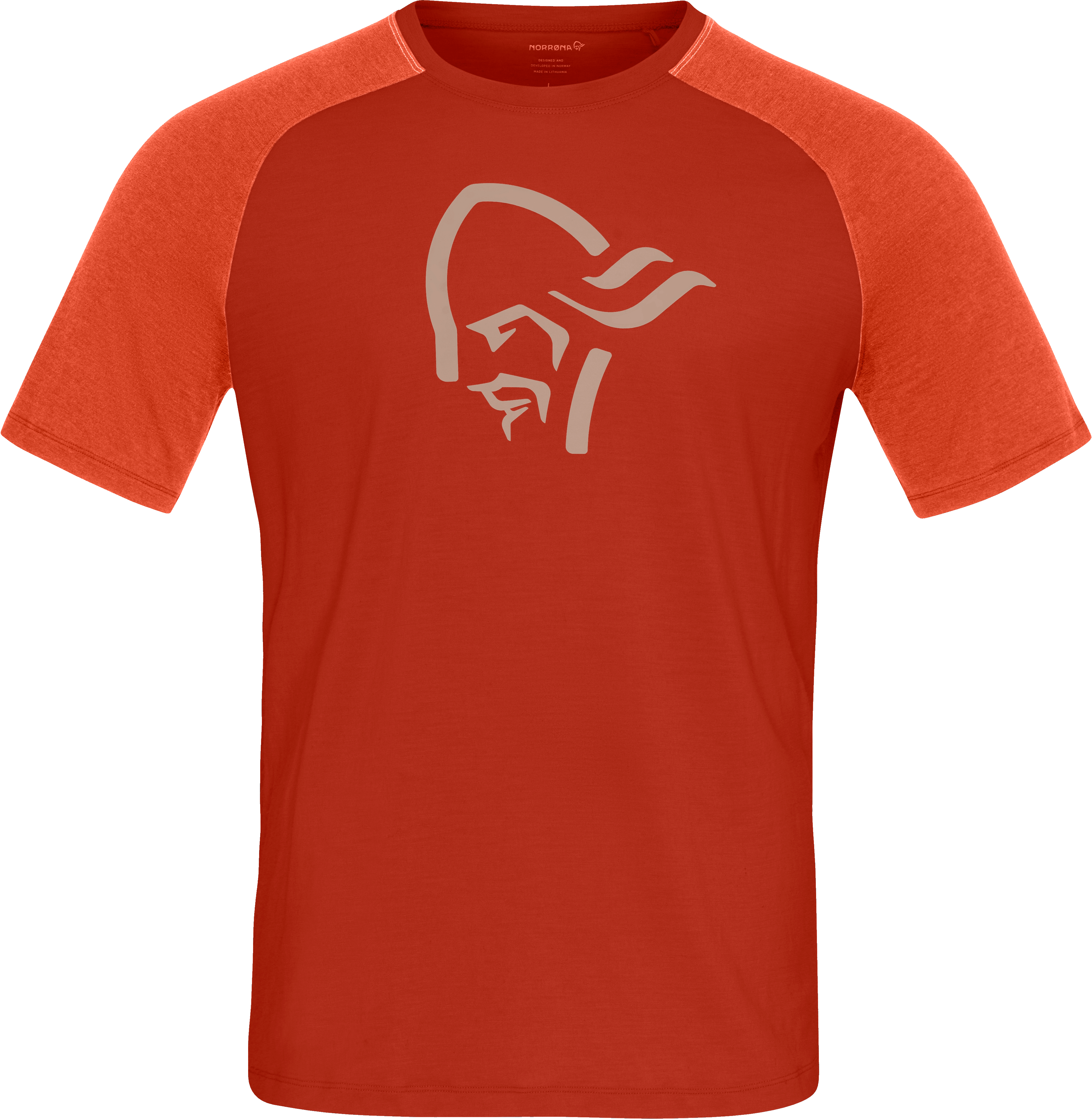 Norrøna Men’s Femund pureUll T-Shirt Pureed Pumpkin