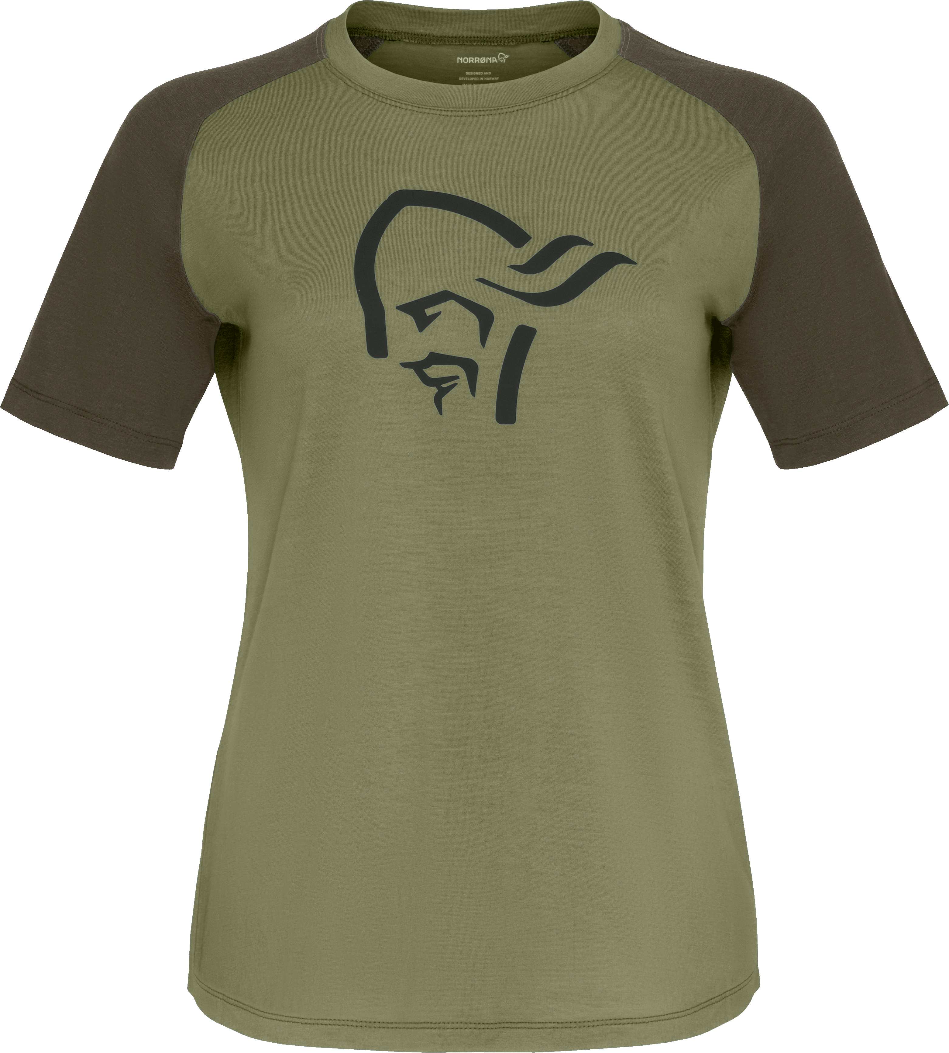 Norrøna Women’s Femund pureUll T-Shirt Loden Green