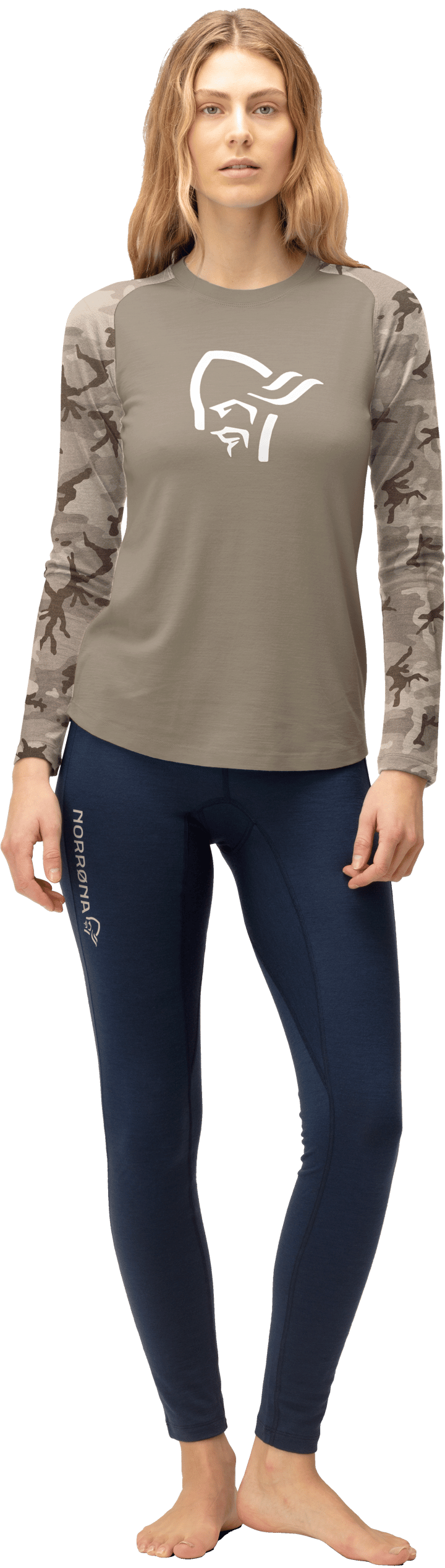 Norrøna Women's Femund pureUll Long Sleeve Winter Twig Norrøna