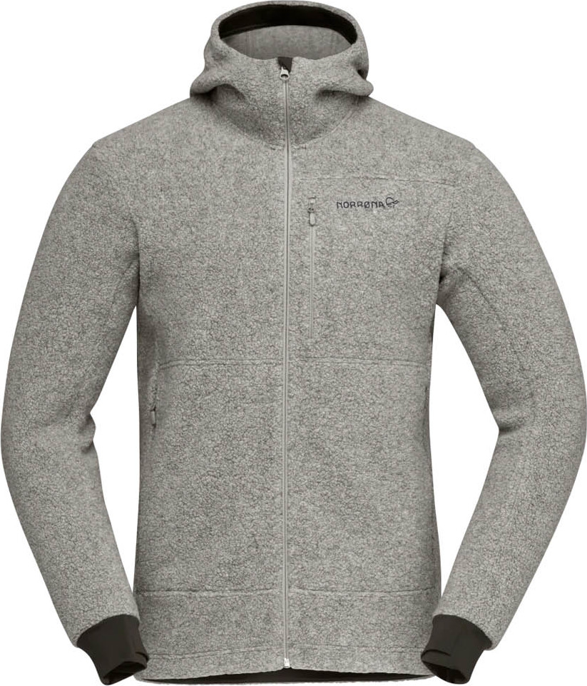 Norrøna Men’s Femund Warmwool Hood Drizzle