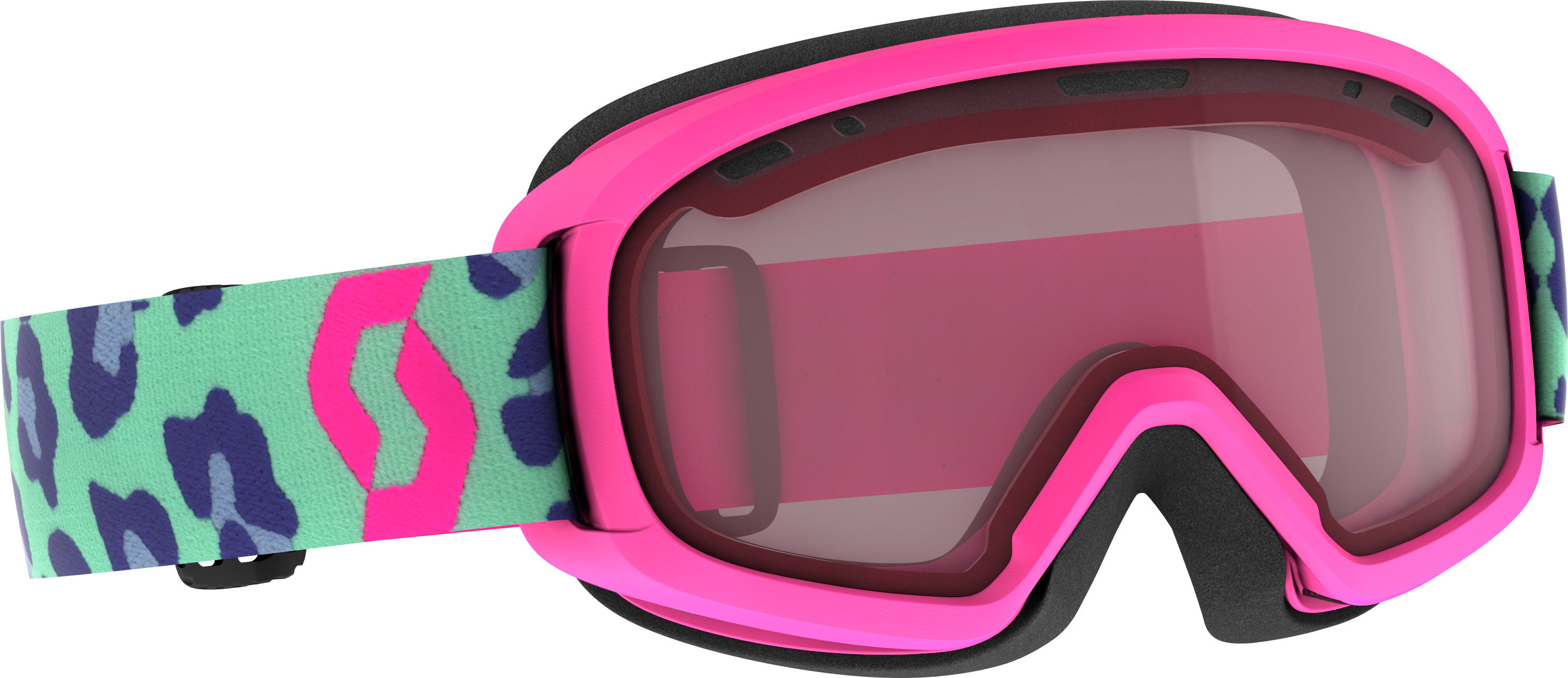 Scott Juniors’ Witty Goggle Mint Green/Neon Pink