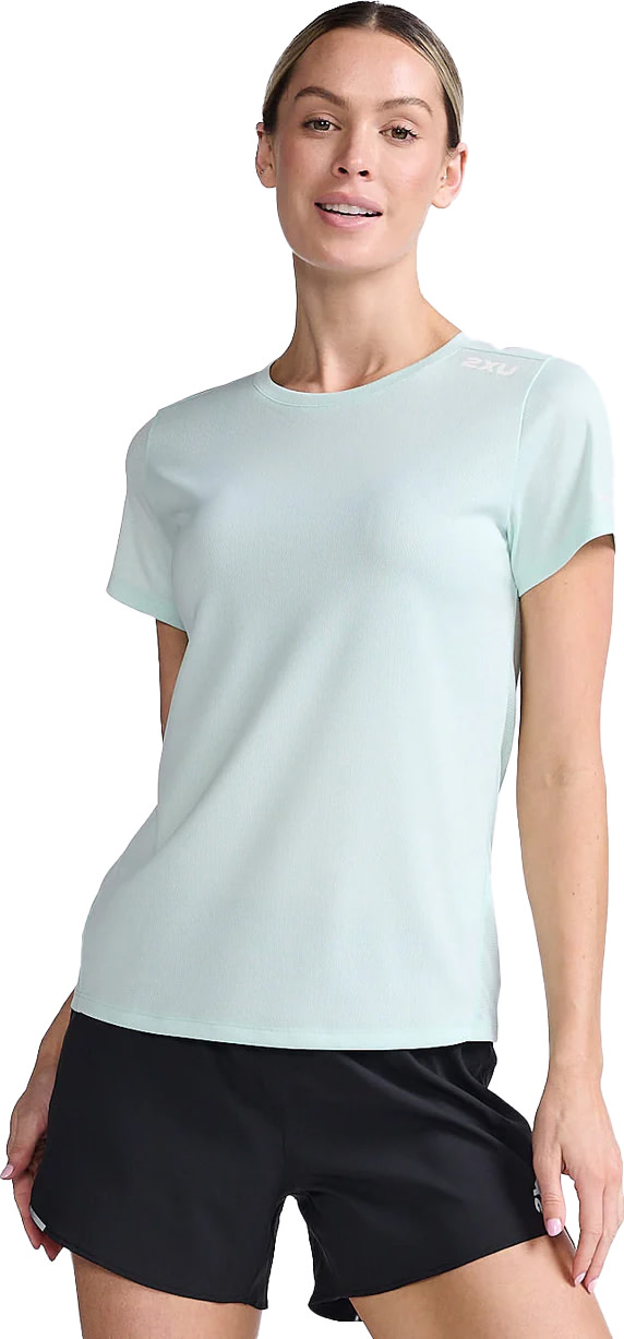 2XU Women’s Aero Tee Glacier/White Reflective