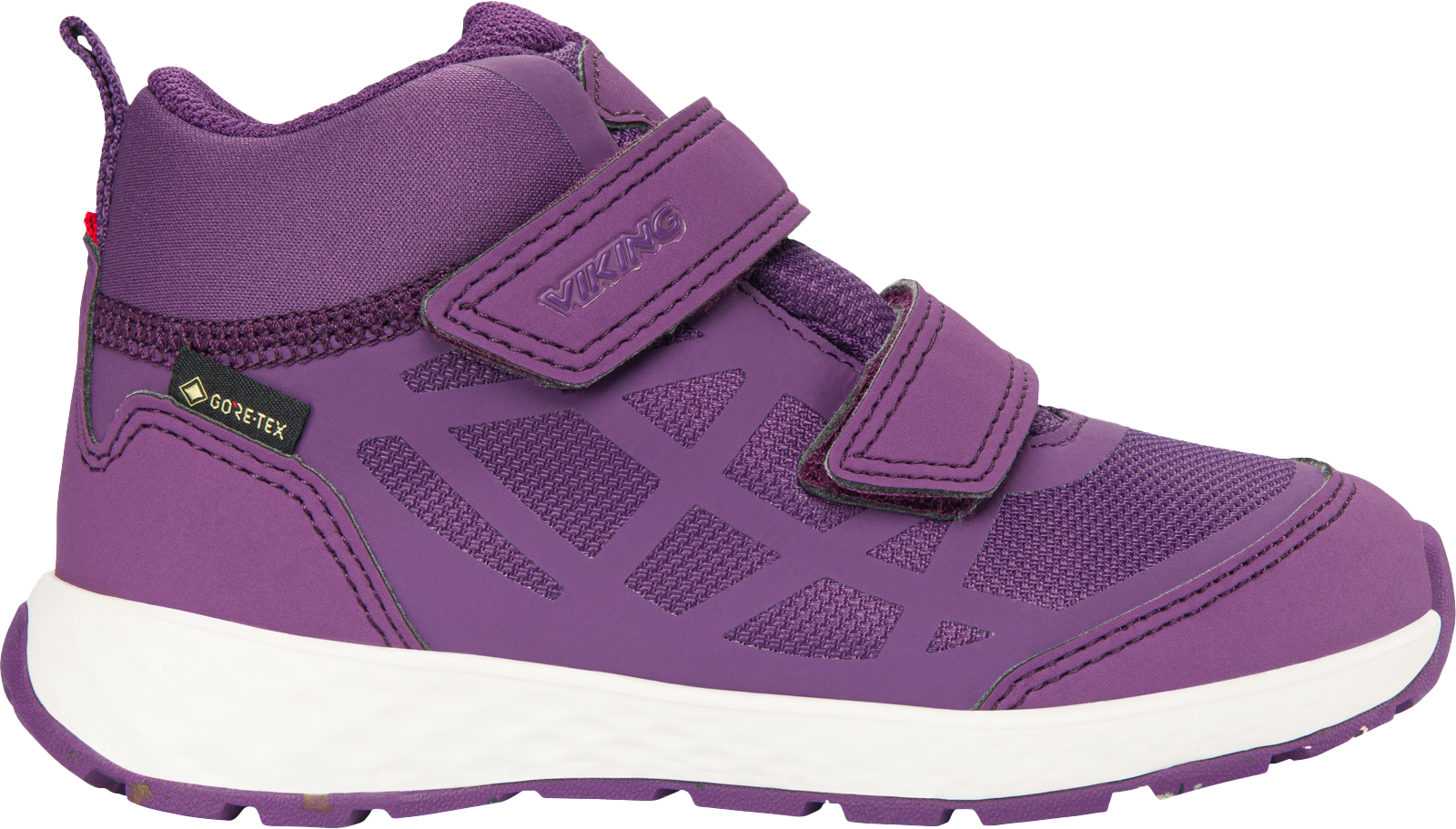 Viking Kids’ Veme Reflex Mid GORE-TEX Purple/Eggshell