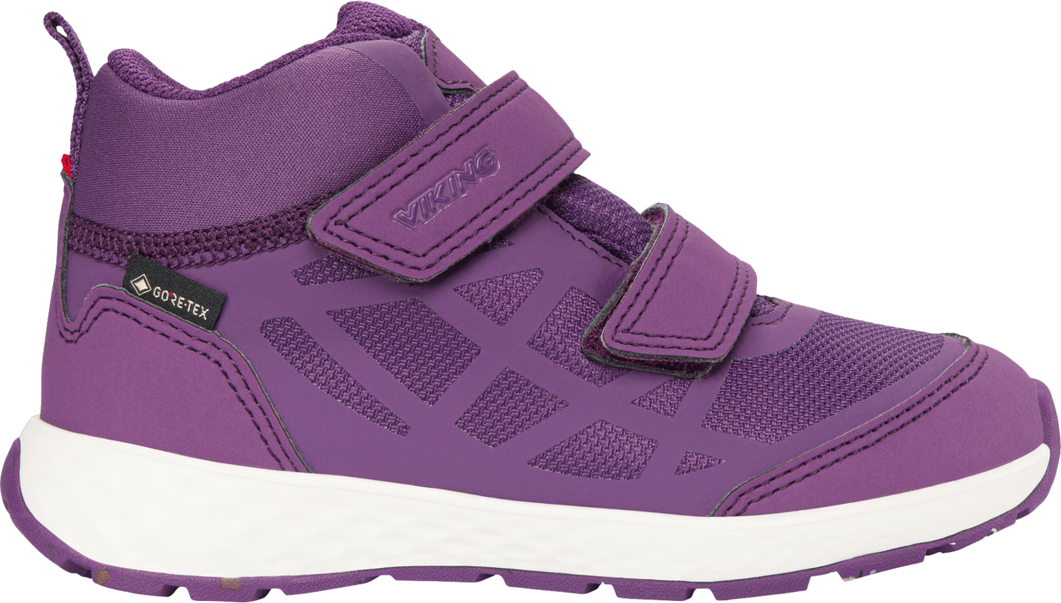 Viking Kids' Veme Reflex Mid GORE-TEX Purple/Eggshell