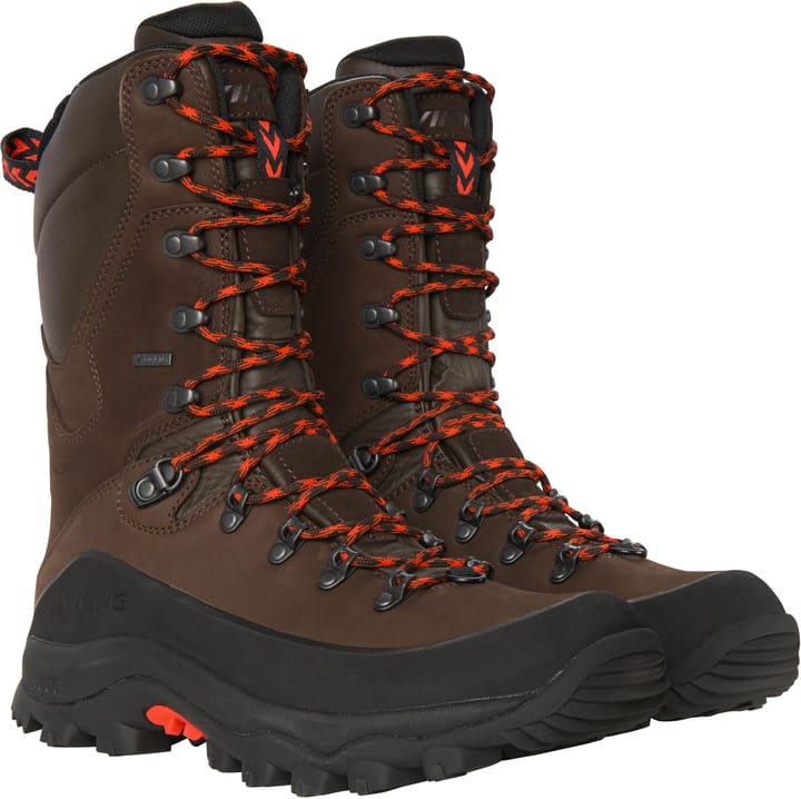 Viking Footwear Villrein De Luxe Tall Gtx Dark Brown/Red Viking Footwear