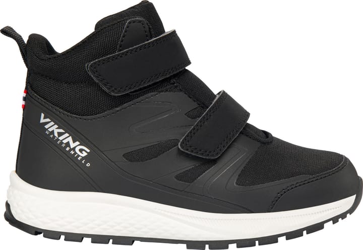 Viking Kids' Equip Mid Waterproof 2V Black Viking Footwear