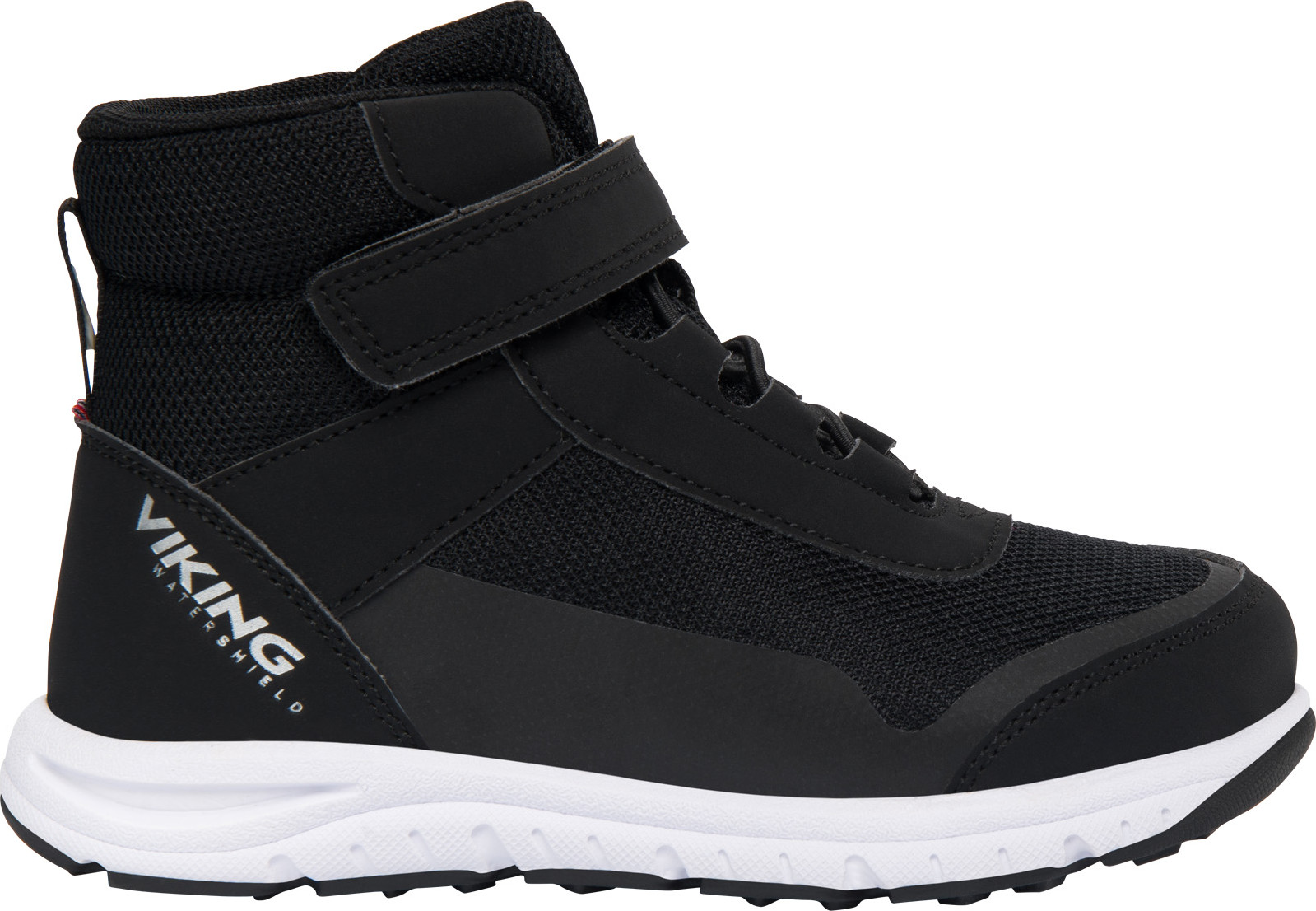 Viking Kids’ Knapper Reflective Mid Waterproof 1V Black