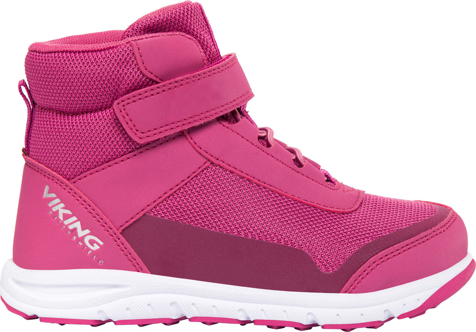 Viking Kids’ Knapper Reflective Mid Waterproof 1V Plum