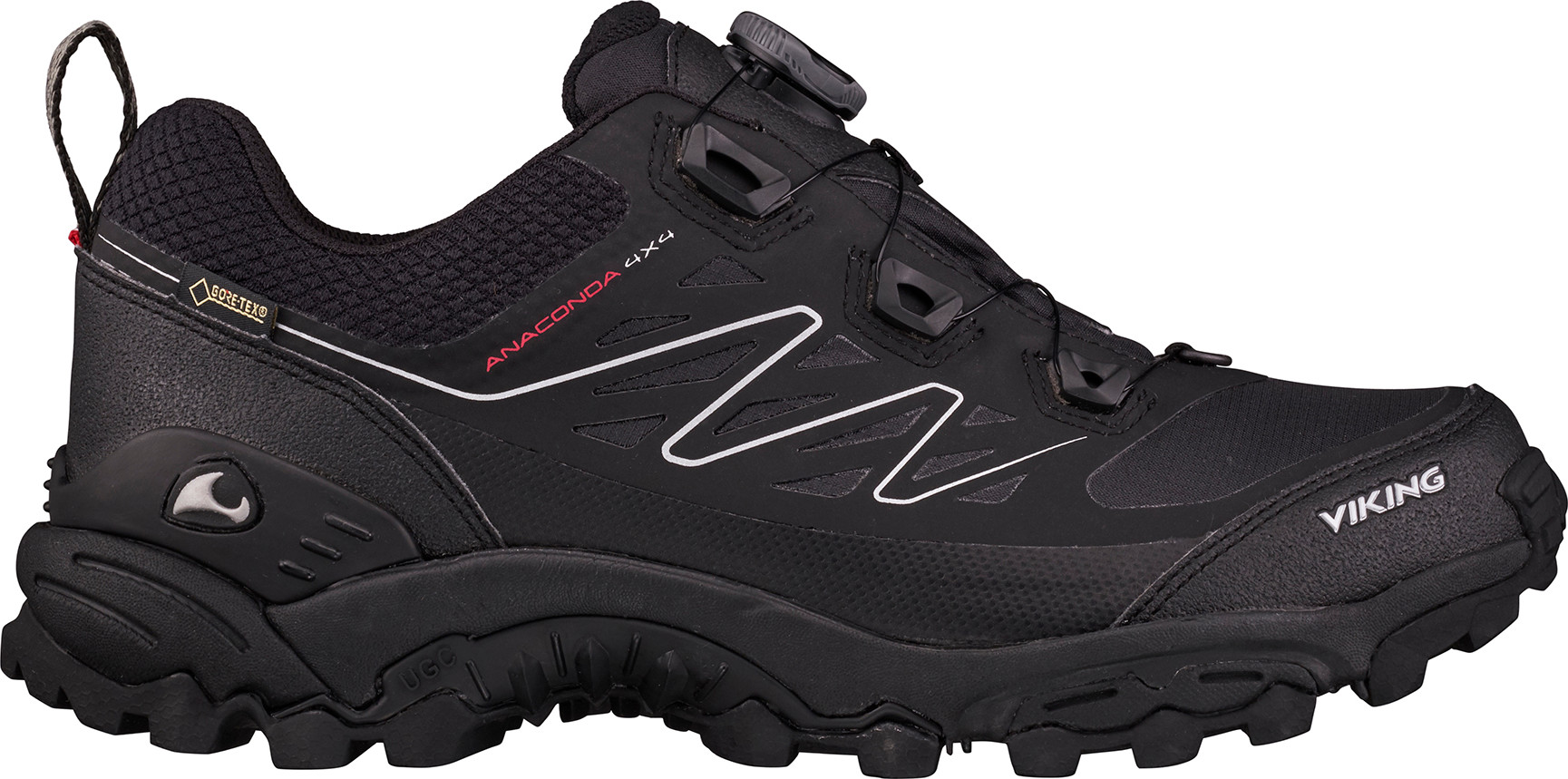 Viking Footwear Anaconda 4x4 Low Gore-Tex Boa Black/Orange, 39