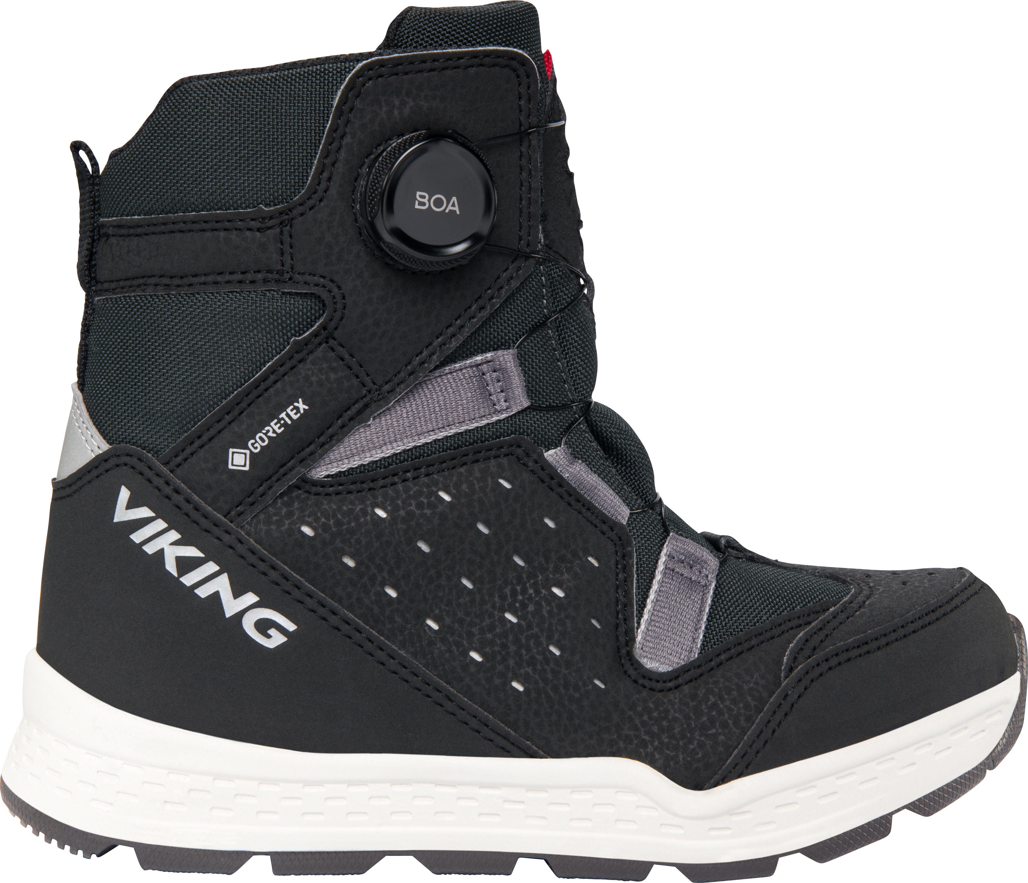 Viking Footwear Kids’ Espo Reflex Warm GORE-TEX Boa Black/Black