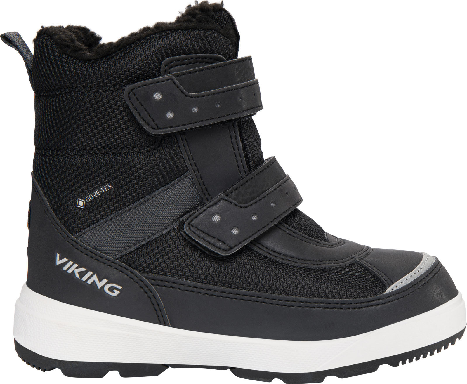 Viking Footwear Kids’ Play Reflex Warm GORE-TEX 2v Reflective/Black