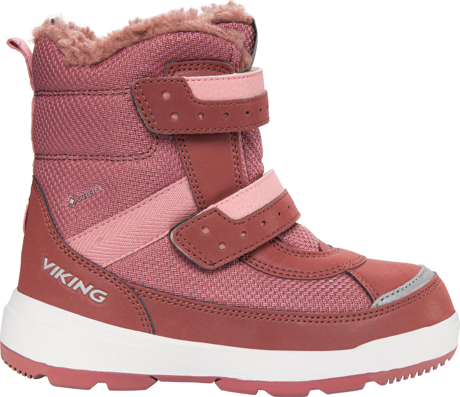 Viking Footwear Kids’ Play Reflex Warm GORE-TEX 2v Pink/Light Pink