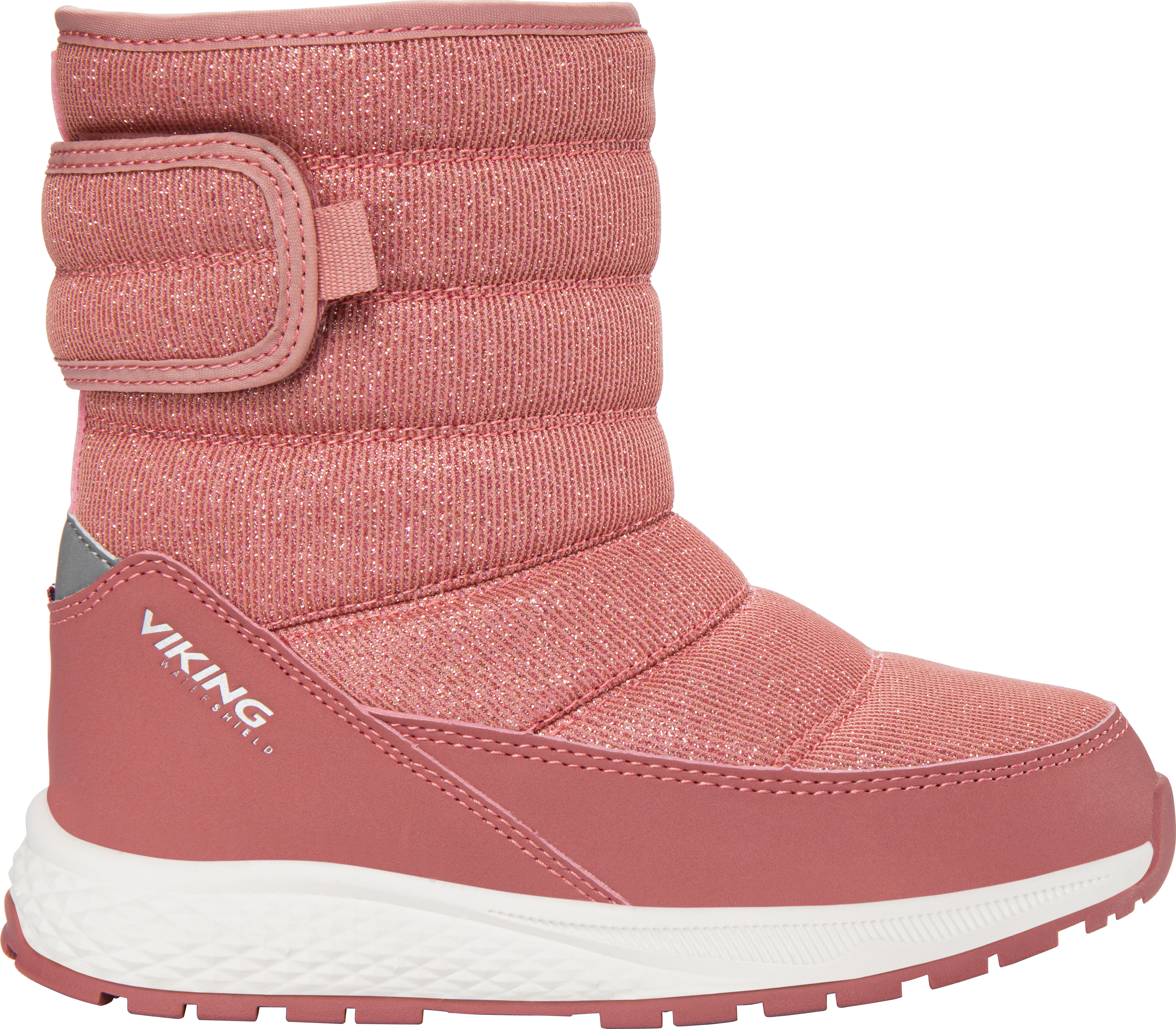 Viking Footwear Kids’ Equip Pull-On Warm Waterproof 1v Pink