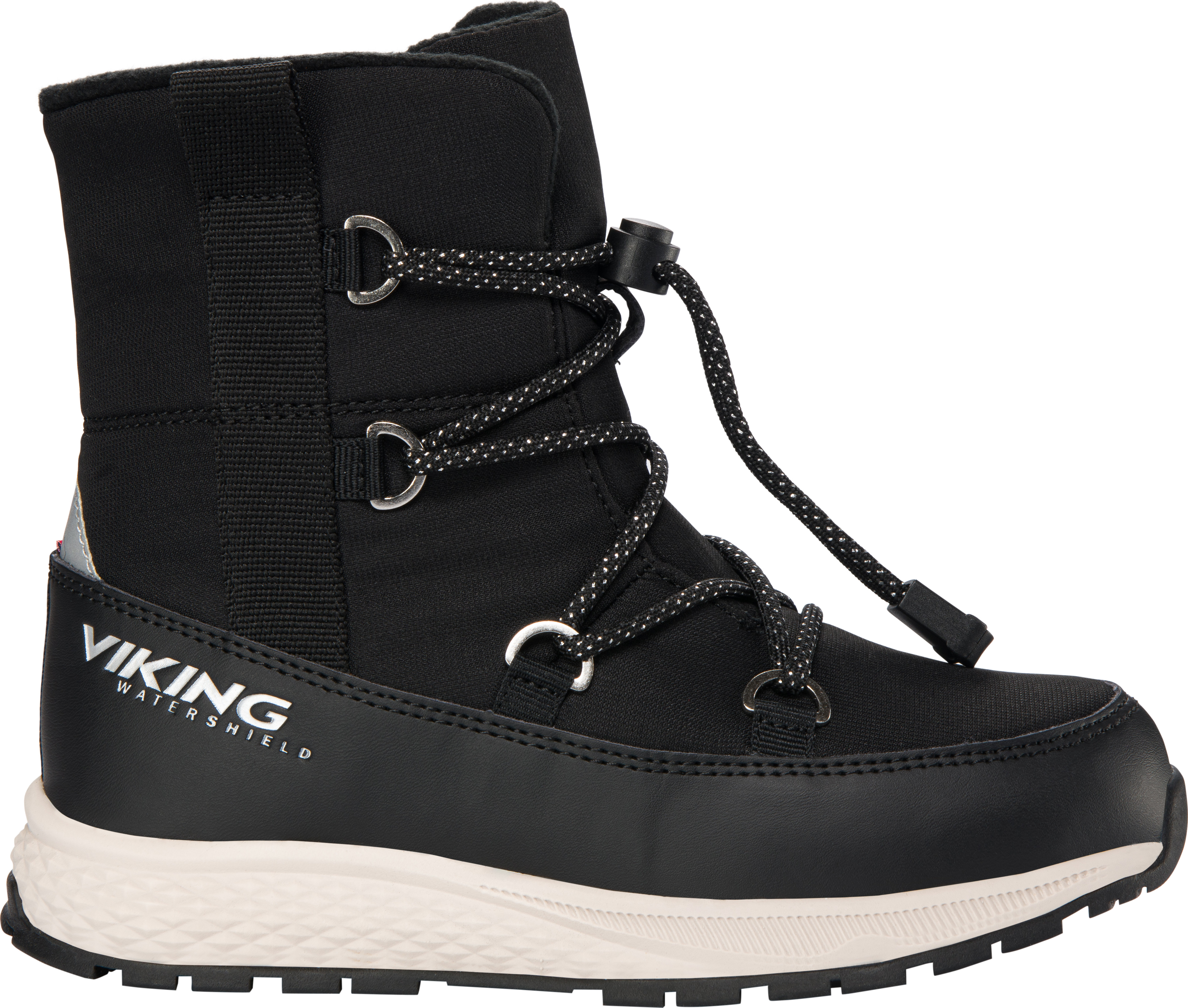 Viking Footwear Junior Equip Warm Waterproof Speed Lace Black