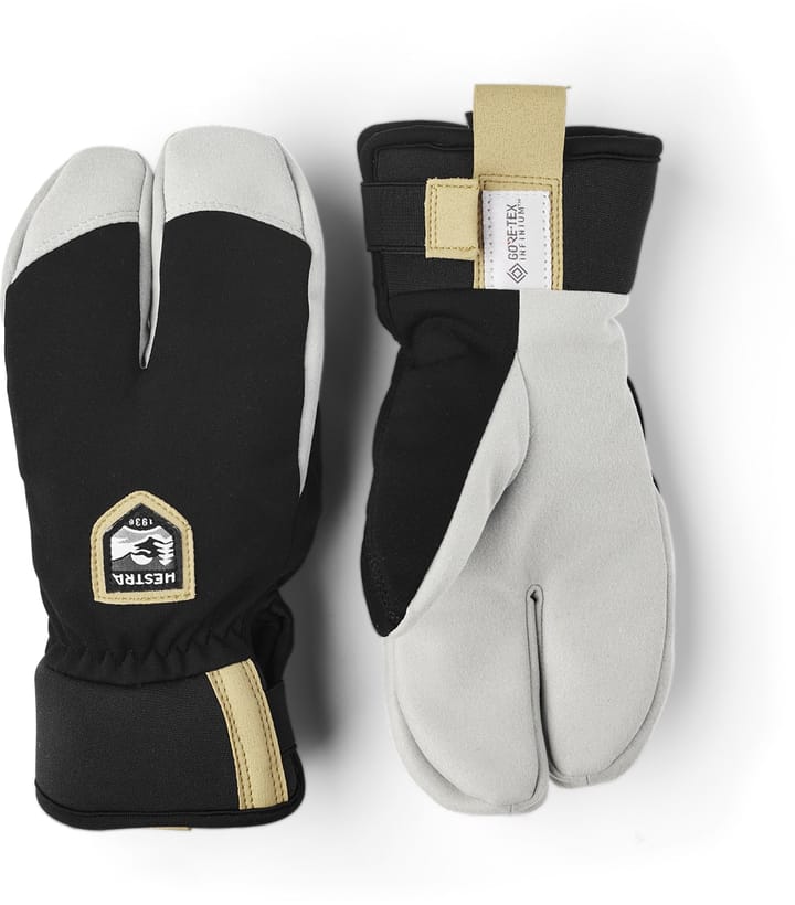 Hestra Wool Terry Jr Splitt Mitt Black Hestra