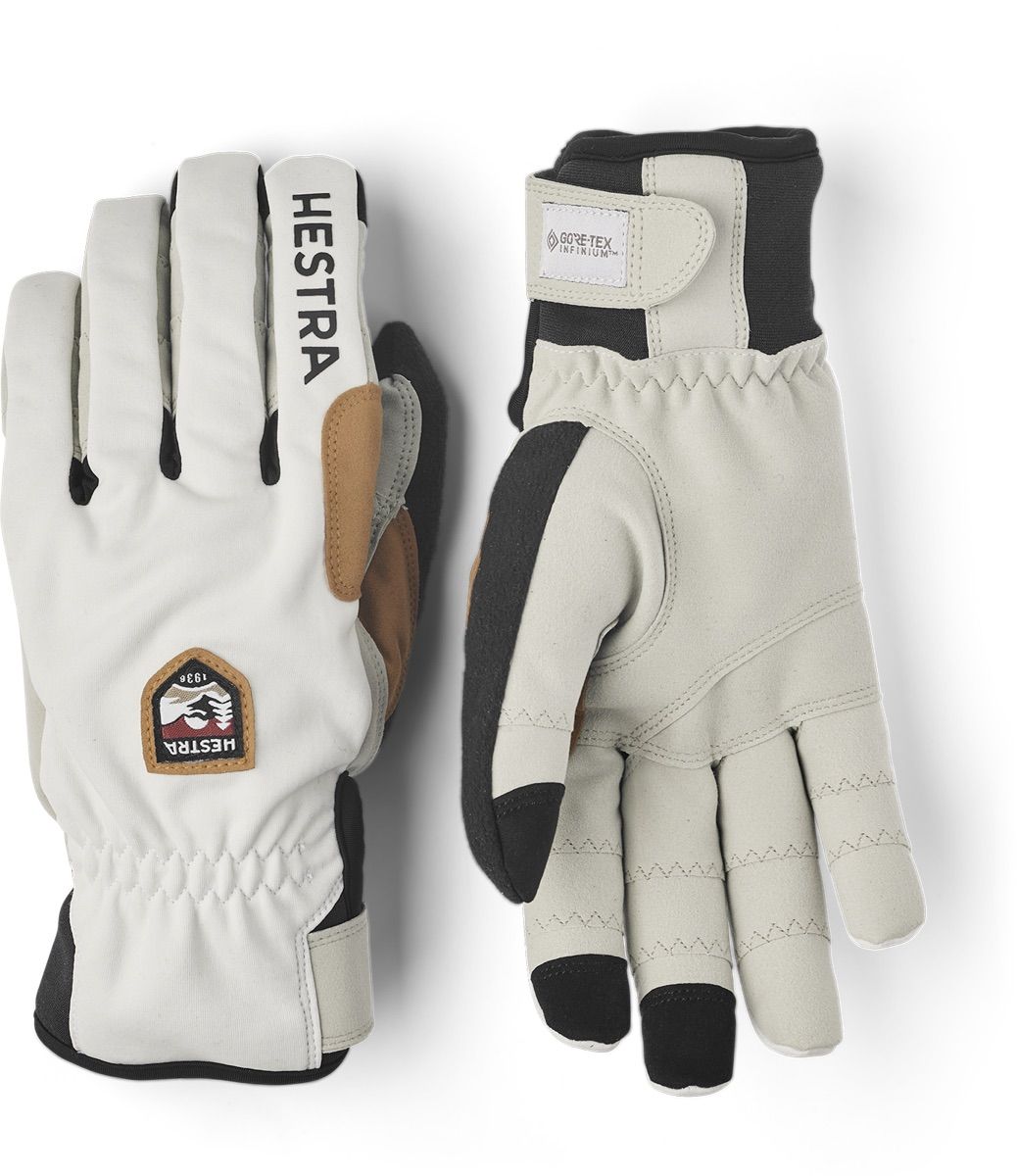 Hestra Ergo Grip Wool Touring – 5 Finger Offwhite