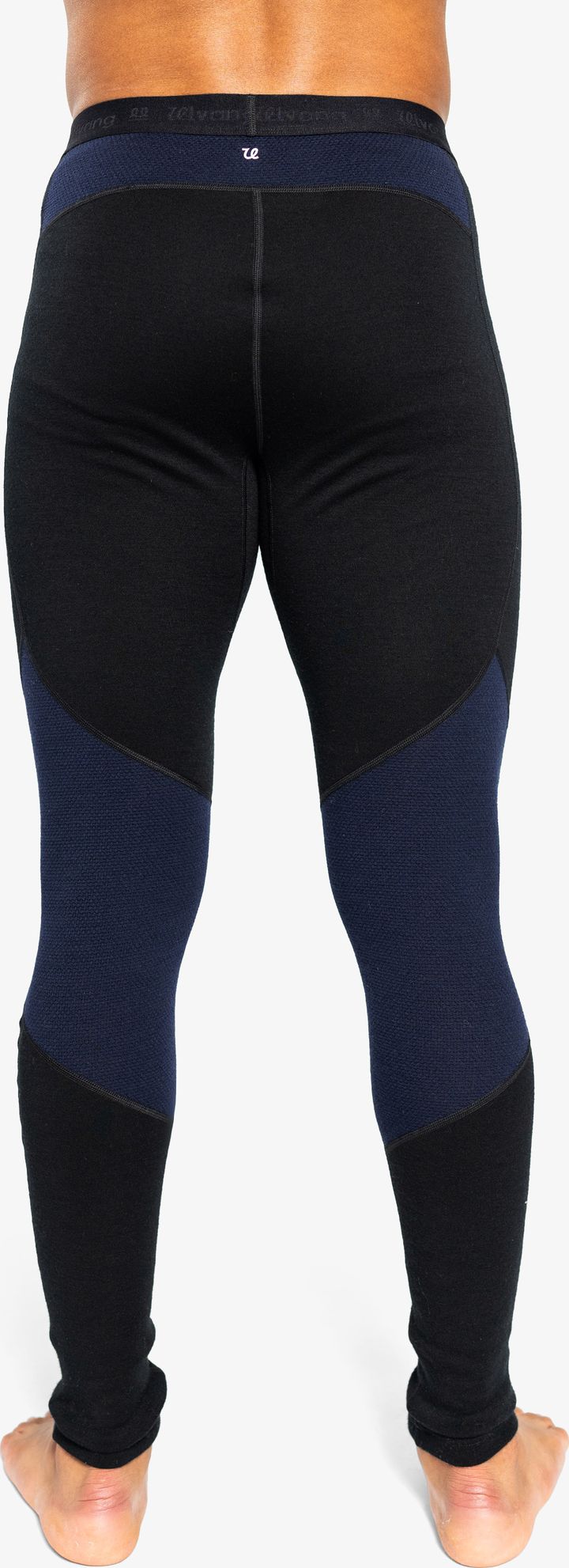 Ulvang Men's Peak Map Tights Baselayer Black/Navy Blue Ulvang