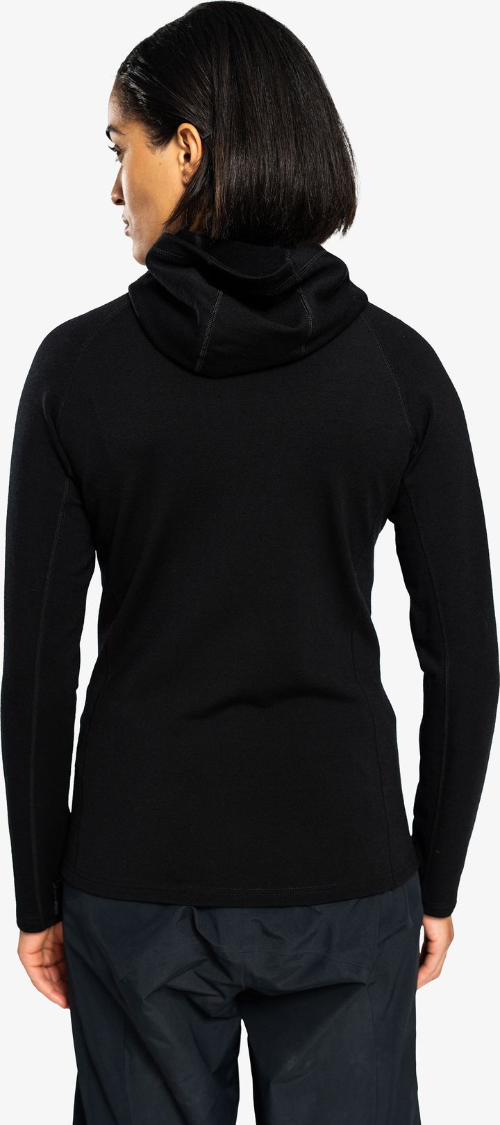 Ulvang Women's Alltime Bridge Hoodie Full Zip Midlayer Black Ulvang