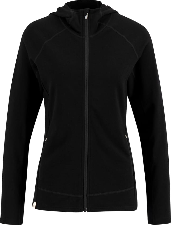 Ulvang Women's Alltime Bridge Hoodie Full Zip Midlayer Black Ulvang