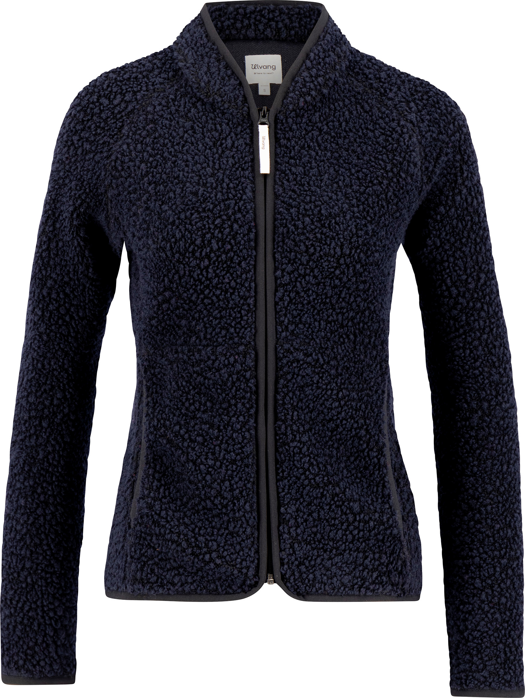 Ulvang Women’s Re Orbit Full Zip Wool Pile Navy Blue