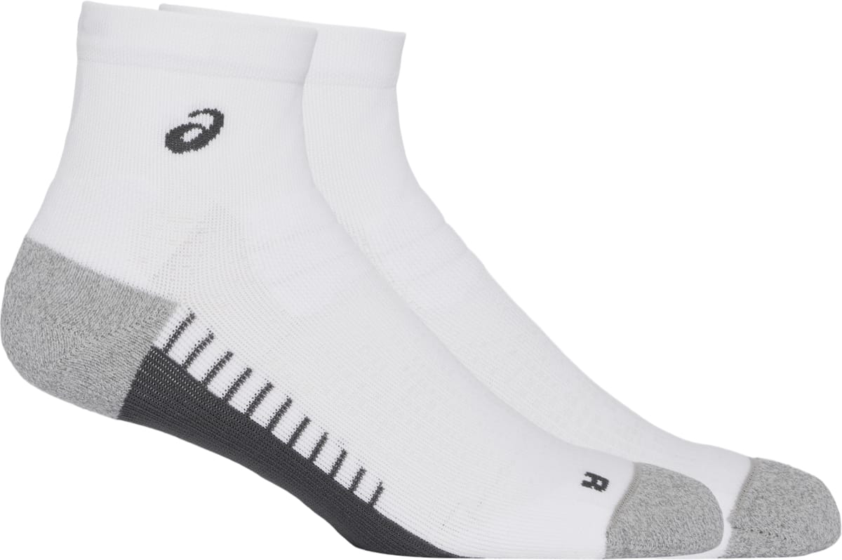 Asics Performance Run Sock Quarter Brilliant White