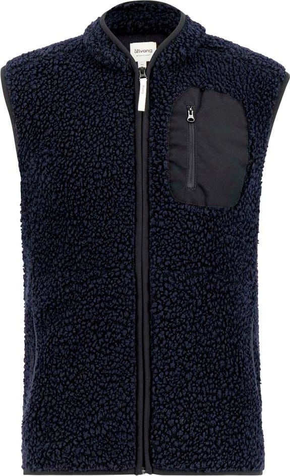 Ulvang Unisex Re Orbit Vest Wool Pile Navy Blue Ulvang