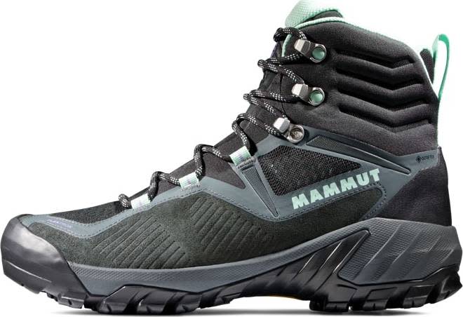 Mammut Women's Sapuen High GORE-TEX Dark Steel-Neo Mint Mammut